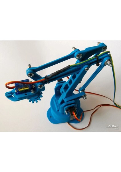 Arduino Plastik Robot Kol Parçaları (Demonte)
