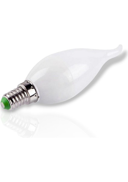 CT-4084G 8W LED Kıvrık Buji Ampul E14 3200K Gün Işığı Aydınlatma Lamba Işık