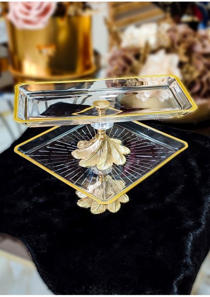 Seçkinev Madlen 2 Parça Gold Detaylı Sunum Tabağı fırsatları