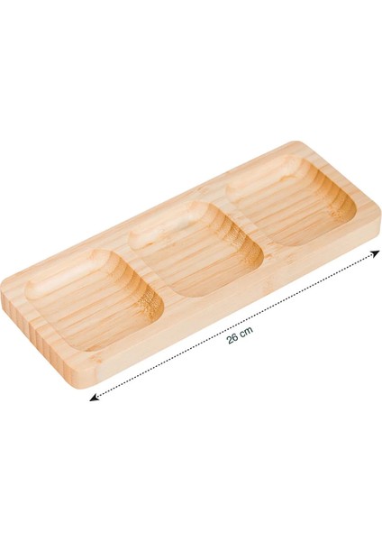 Lcw Home Kahverengi Ahşap Çerezlik 26 cm
