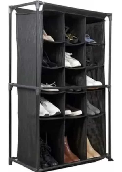 Ayakkabı Rafı 15 Bölmeli Kumaş Ayakkabı Dolabı indirimleri