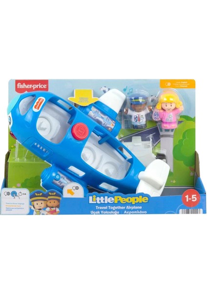 HDJ23 Fisher-Price® Little People Uçak Yolculuğu, 1-5 Yaş