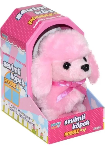 47171 Sun-Rst-Pff-Peluş Sevimli Köpek Poodle Hareketli Sesli Pmb