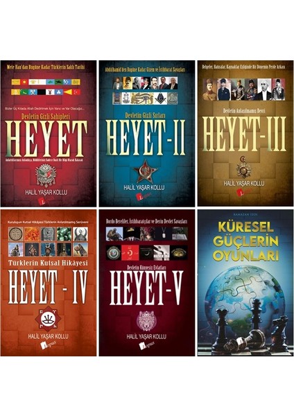 Heyet 1 - 2 - 3 - 4 - 5 - Küresel Güçlerin Oyunları 6 Kitap