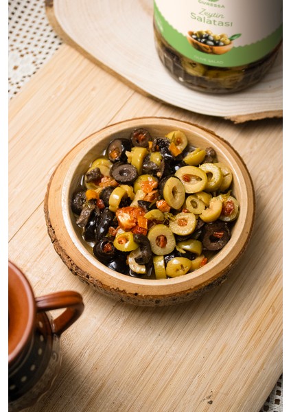 Zeytin Salatası 720 gr Doğal Ev Yapımı modelleri