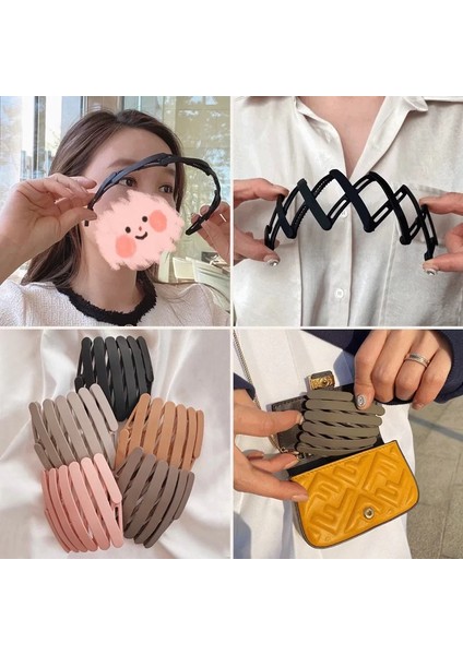 Portatif Katlanabilir Saç Tacı Saç Tokası