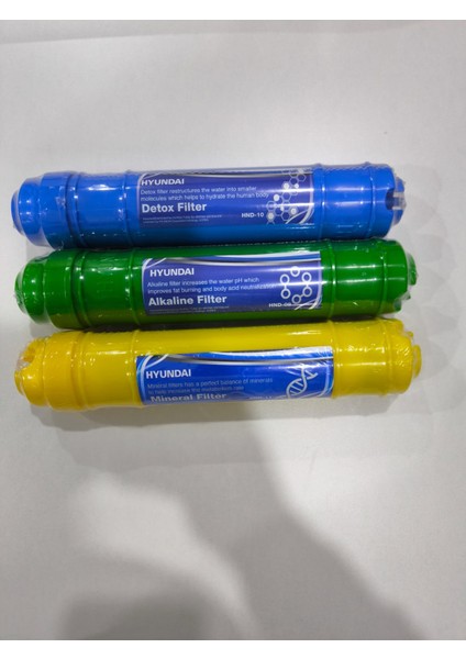 Alkali Mineral Detox Filtre Set