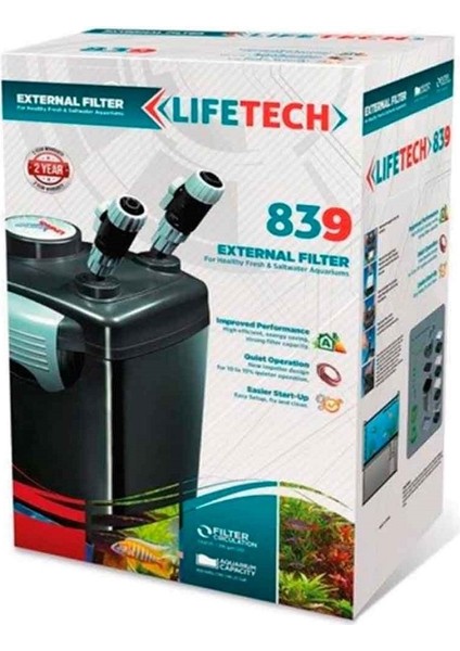 Lifetech 839 Akvaryum Dış Filtre 1500 Lt/h