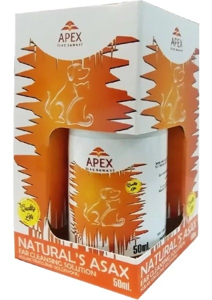 Köpek Kulak Temizleyici - Apex Naturals Asax