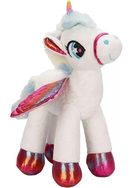 4742 Kanatlı Unicorn Peluş 42 cm -Sunman modelleri