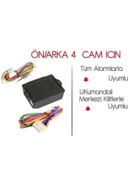 CAM KAPAMA MODÜLÜ 4LÜ +/- TETİKLEMELİ