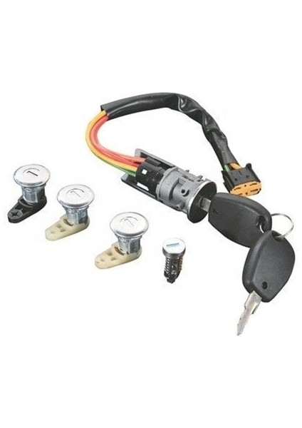KONTAK + KİLİT SETİ RENAULTT MEGANE - CLİO 98-07