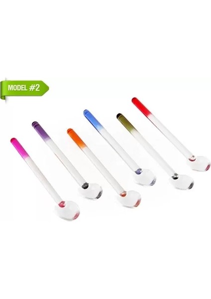 Cam Çay Kaşığı 6 Adet modelleri