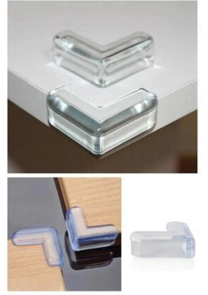 4 Lü Masa Sehpa Köşe Koruyucu Silikon- Çocuk Koruma Aparatı fiyatları