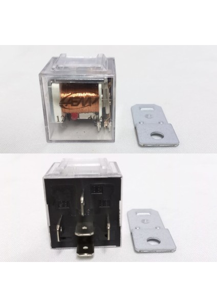 MİNİ ROLE 12V ŞEFFAF