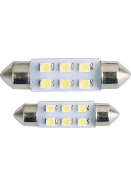 SOFİT LED 12V BEYAZ 39MM 6 LEDLİ EKONOMİK