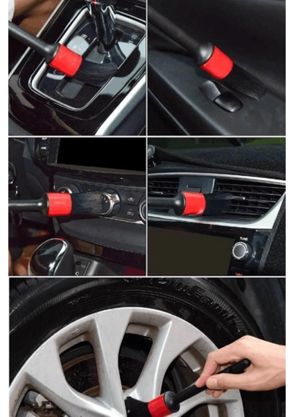 5'li Oto Detay Temizlik Fırçası Seti Kaliteli Detaylı Farklı Boyutlar, Premium Seri Araba Fırçası indirimleri