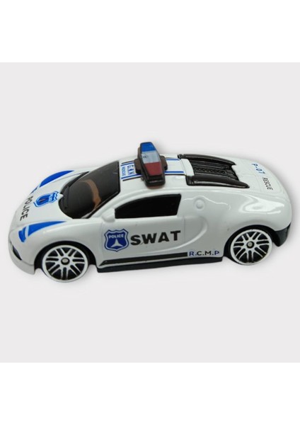 Metal Mini Polis Arabası 8 cm - Polis - 2 fiyatları