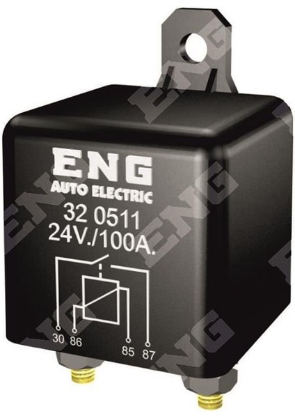 24V Röle 100 A (Büyük Tip)