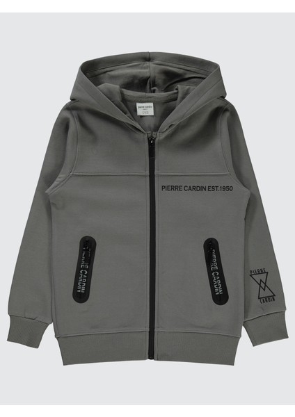 Erkek Çocuk Hırka 6-9 Yaş Antrasit