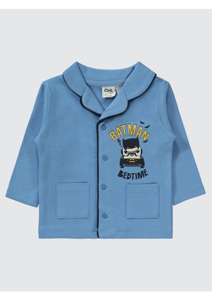 Erkek Bebek Pijama Takımı 6-18 Ay Açık Indigo modelleri