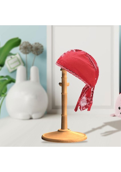 Çocuk Ipeksi Kapaklı Set Unisex Geniş Askılı Headwraps Türban - Kırmızı (Yurt Dışından) indirimleri