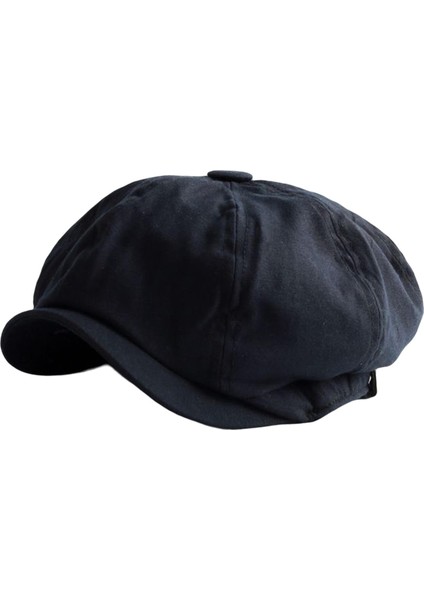 Retro Style Mens Newsboy Şapka Visor Sekizgen Şapka Kabin Kabuğu Tatil Için L -Boyutu Siyah (Yurt Dışından) fırsatları