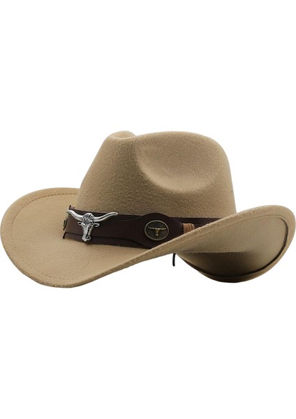 Cowgirl Şapkası Nefes Alabilir Koşu Kovboy Şapkası Kadınlar Için Erkekler Kısa Geziler Deve Deve (Yurt Dışından)