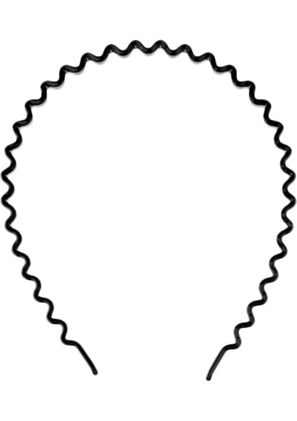 Kadın Kı Için Dalgalı Alice Band Düz Reçine Bandı Saç Bandı (Yurt Dışından)