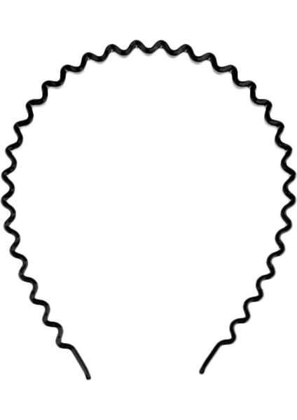 Kadın Kı Için Dalgalı Alice Band Düz Reçine Bandı Saç Bandı (Yurt Dışından)