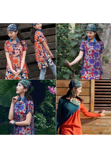 Bayanlar Türban Şapka Başşarp Beanie Florals (Yurt Dışından)