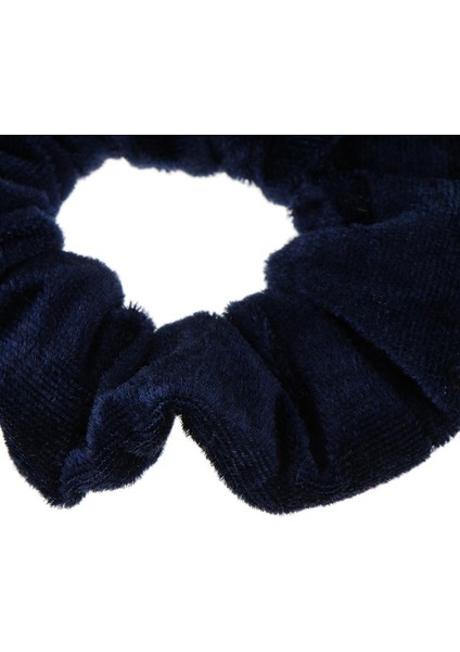 5 Kadife Saç Scrunchies Saç Bandı At Kuyruğu Saç Mavi (Yurt Dışından)