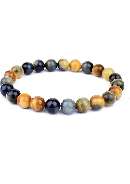 6mm Tarzı Rüya Yüksek Li Mavi Kaplan Gözü Buda Bilezikler Kadınlar Için Doğal Taş Yuvarlak Boncuk Şifa Bilezik Erkekler Moda Takı Pulsera (Yurt Dışından)