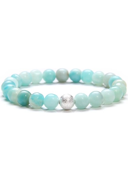 21CM Tarzı 26 Parça Doğal Howlite Rose Quart Kristal Aytaşı Bilezik Kadınlar Için Çakralar Boncuk Bilezik Kadın Yoga Enerji Takı Için Браслет (Yurt Dışından)