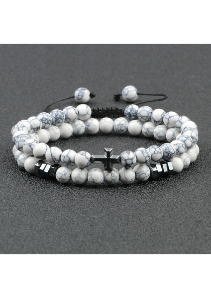 Siyah Mat Et Obsidyen Taş Bilezik Erkekler Siyah Lav Hematit Çapraz Boncuk Bileklik Kadınlar Charm Doğal Taş Paryer Takı Pulseras (Yurt Dışından) modelleri