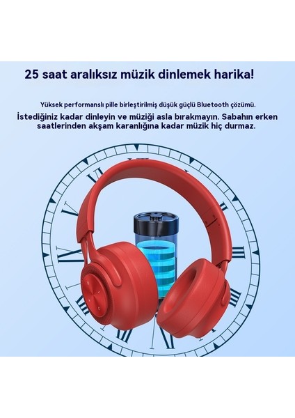 Bluetooth Başlık Seti, Kapalı, Kablosuz Başlık Seti, Derin Bası, In Şa Edilmiş Mikrofon, Hafıza Püskücücüsü, Seyahat ve Ev Ofisi Için Uygun (Yurt Dışından)