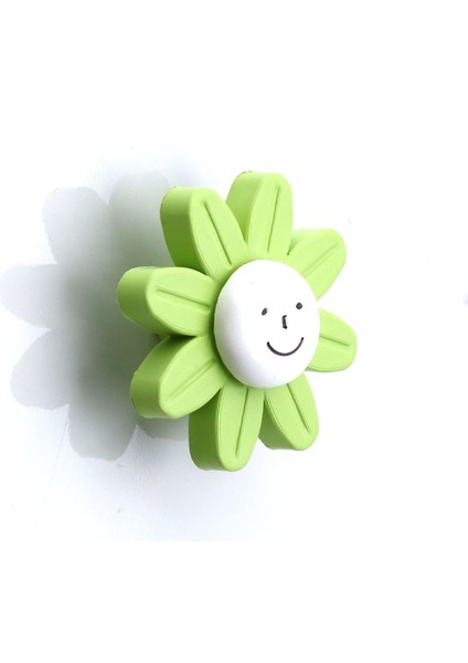 Plastik Papatya Kulp 10 Adet Yeşil Mobilya Çoçuk Odası Kız Erkek Dolap Kapak Kulpu Çekmece Kulbu fırsatları