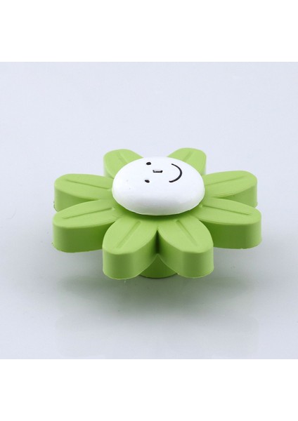 Plastik Papatya Kulp 10 Adet Yeşil Mobilya Çoçuk Odası Kız Erkek Dolap Kapak Kulpu Çekmece Kulbu indirimleri