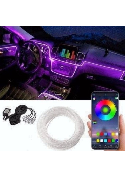 12V NEON IŞIKLI KABLO (AYARLANABİLİR RENKLİ) (TEK RÖLELİ)