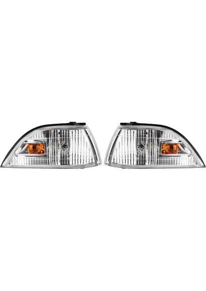 Çift Araba Ön Köşe Lambası Sinyal Lambası Toyota Corolla EE90 AE90 (Yurt Dışından)