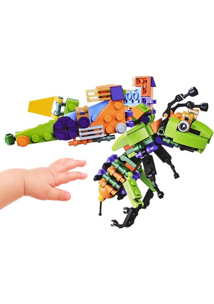 Erkek Çocuğun Birleştirilmiş Küçük Parçacık Yapı Taşları 12 Böcek Gashapon Oyuncak Seti (12 Parça) (Yurt Dışından) fırsatları