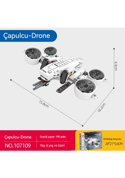 Drone Küçük Pelet Çocuk Yapı Taşları Çocuk Yapı Taşı Oyuncakları Yerleştirme (Yurt Dışından)