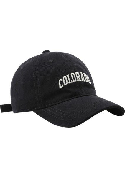 Sonbahar ve Kış Kadın Moda Retro Mektup Işlemeli Sivri Uçlu Kap Açık Hava Sporları Seyahat Güneşlik Beyzbol Şapkası (Yurt Dışından)