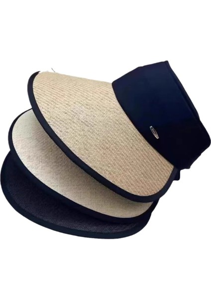 Dış Mekan Seyahatleri Vinil Güneş Koruyucu Boş Şapka Kadın Yaz Saçak Uv Güneş Şapkası (Yurt Dışından) fiyatları