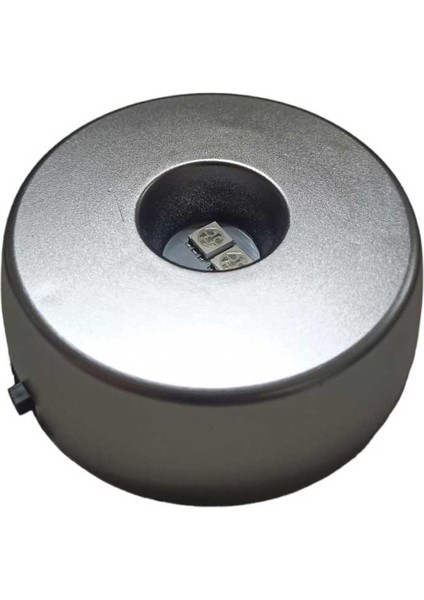 Astronot Plastik Altlıklı Işıklı Cam Küre 6 cm