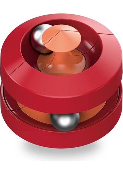 Yaratıcı Top Parçası Gyro Parmak Ucu Metal Bilyeler Dönen Parmak Rubik Küpü (Yurt Dışından)