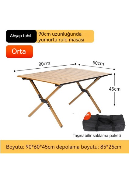 Açık Taşınabilir Katlanır Karbon Çelik Alaşımlı Masa (Yurt Dışından)