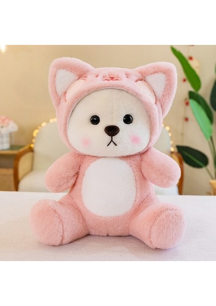 Celoeoonly Stitch The Bear Doll, Çiftler Için Ayı Yastığı Doğum Günü Hediyesine Dönüşüyor 220G28CM (Yurt Dışından)