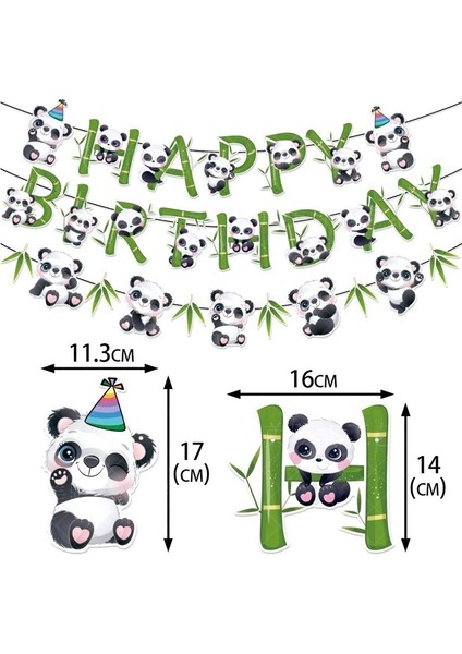 Panda Temalı Doğum Günü Partisi Dekorasyon Seti Panda Spiral El Yapımı Dıy Kolye (8 Parça) (Yurt Dışından) fırsatları