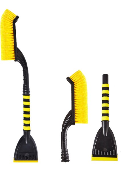 Çok Fonksiyonlu Buz Çözücü Kürek Kar Kazıyıcı Kar Küreme Fırçası (Yurt Dışından)